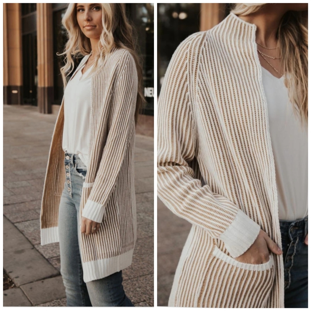 Böhme Duster Cardigan in Tan